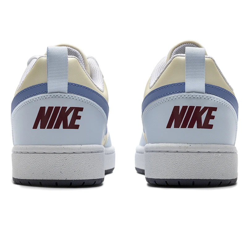 Nike耐克女鞋Court Borough奶油北卡蓝低帮大童板鞋女FV8120-141