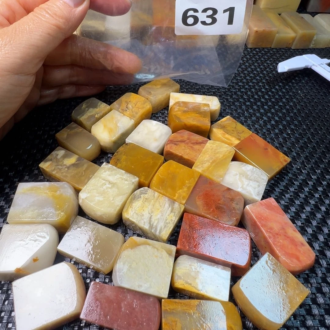 老挝石巴林石扁方—31方