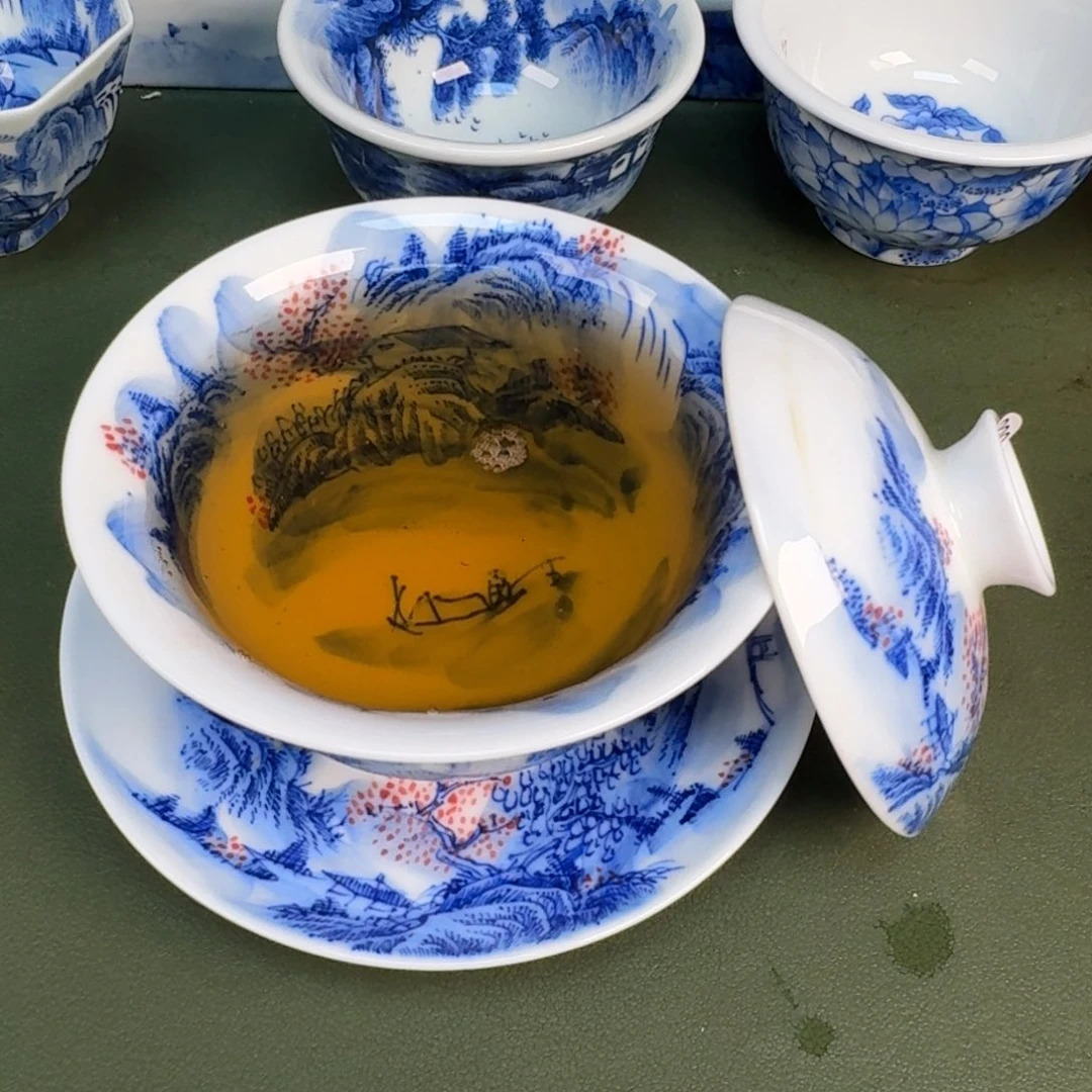 景德镇纯手绘茶具圆圆230