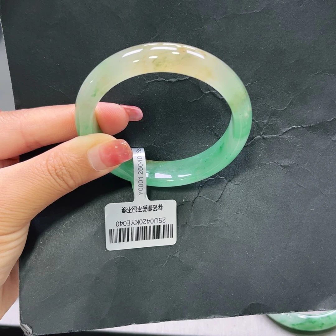 ****子石英质玉手镯未镶嵌➕琦琦52.8