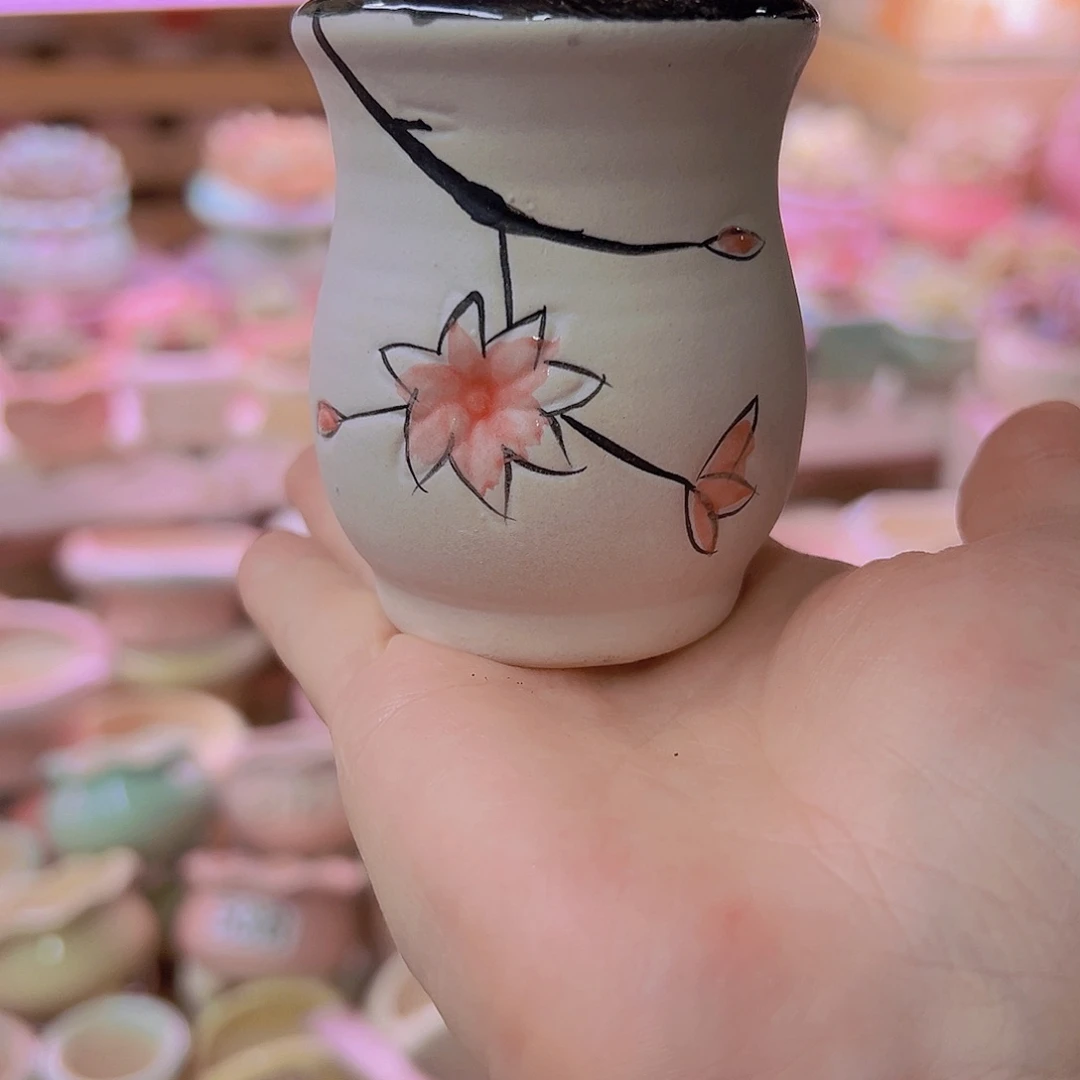 陶瓷花盆当场满12包邮