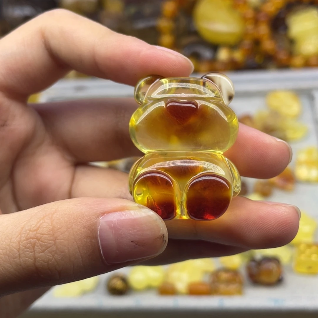 琥珀未镶嵌裸石天然琥珀蜜蜡