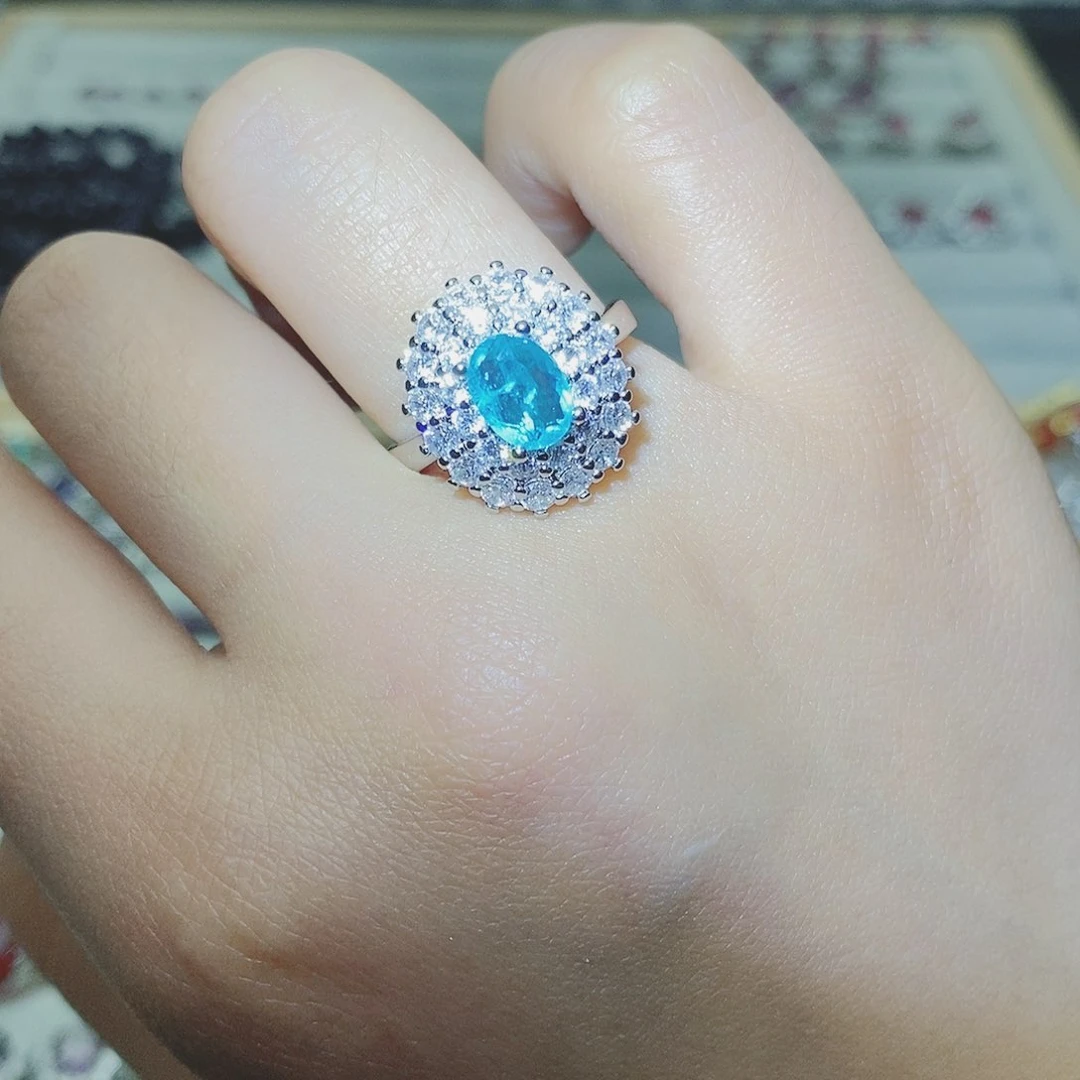 【闪购商品】托帕石耳饰银S925镶嵌