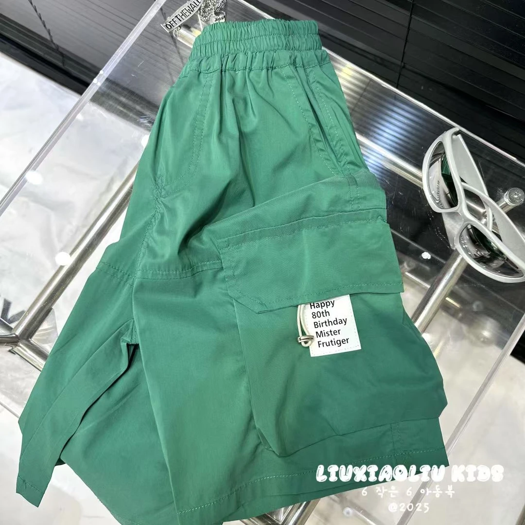BY LIUXIAOLIU韩版高货定制版夏季儿童短裤7207