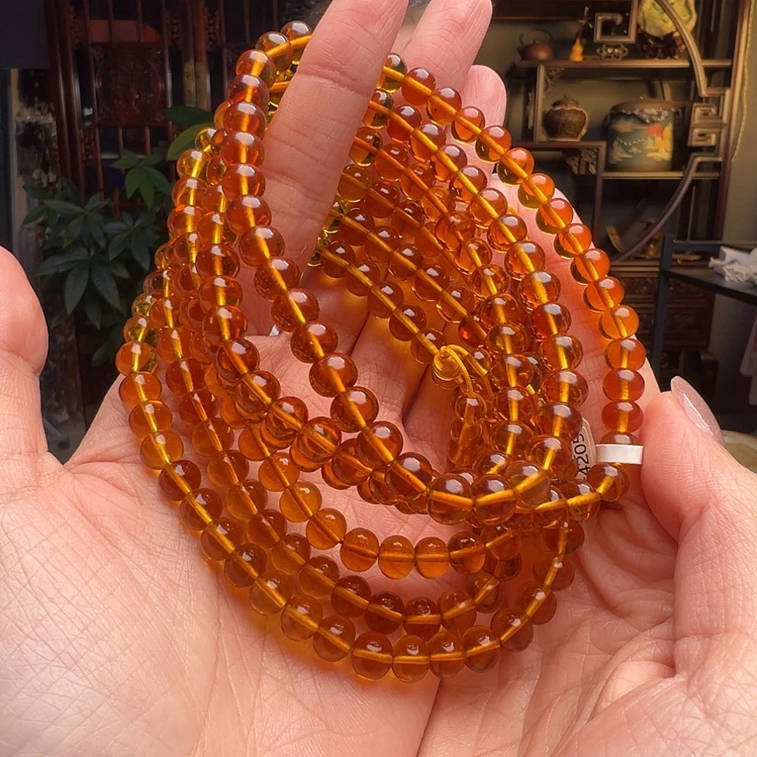 琥珀未镶嵌裸石抚顺琥珀20309七多样性发其一