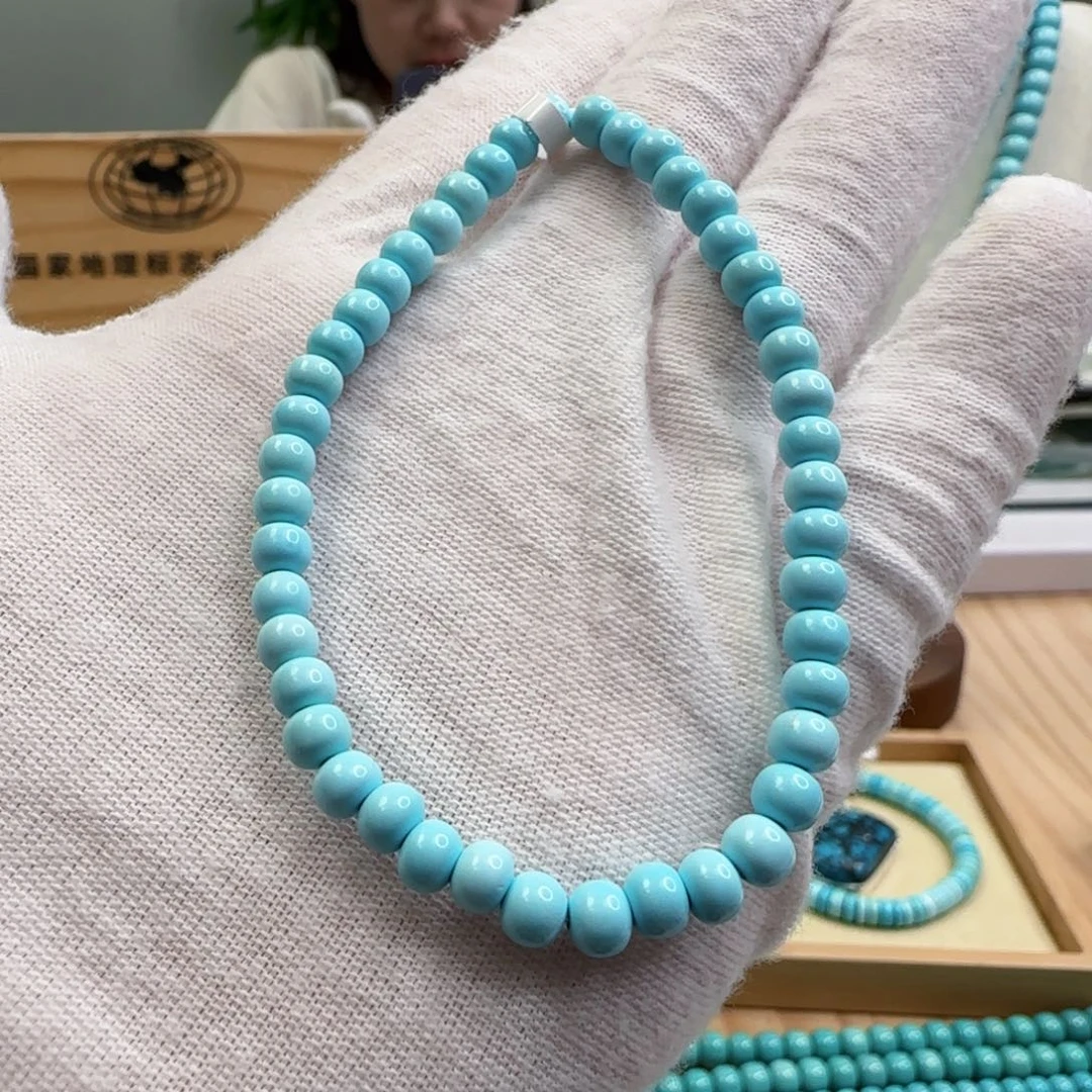 绿松石未镶嵌85高瓷蓝老型单圈卡4w