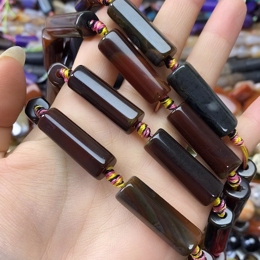 玛瑙/玉髓未镶嵌珠宝半成品玛瑙一条