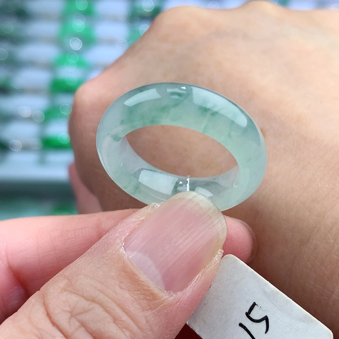 未镶嵌戒指翡翠15号