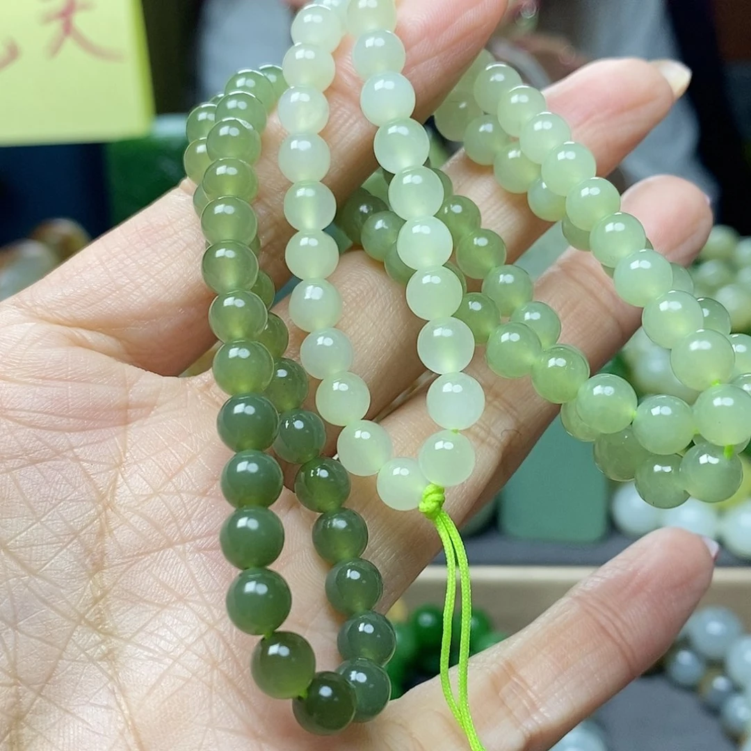 和田玉手链未镶嵌拜**托
