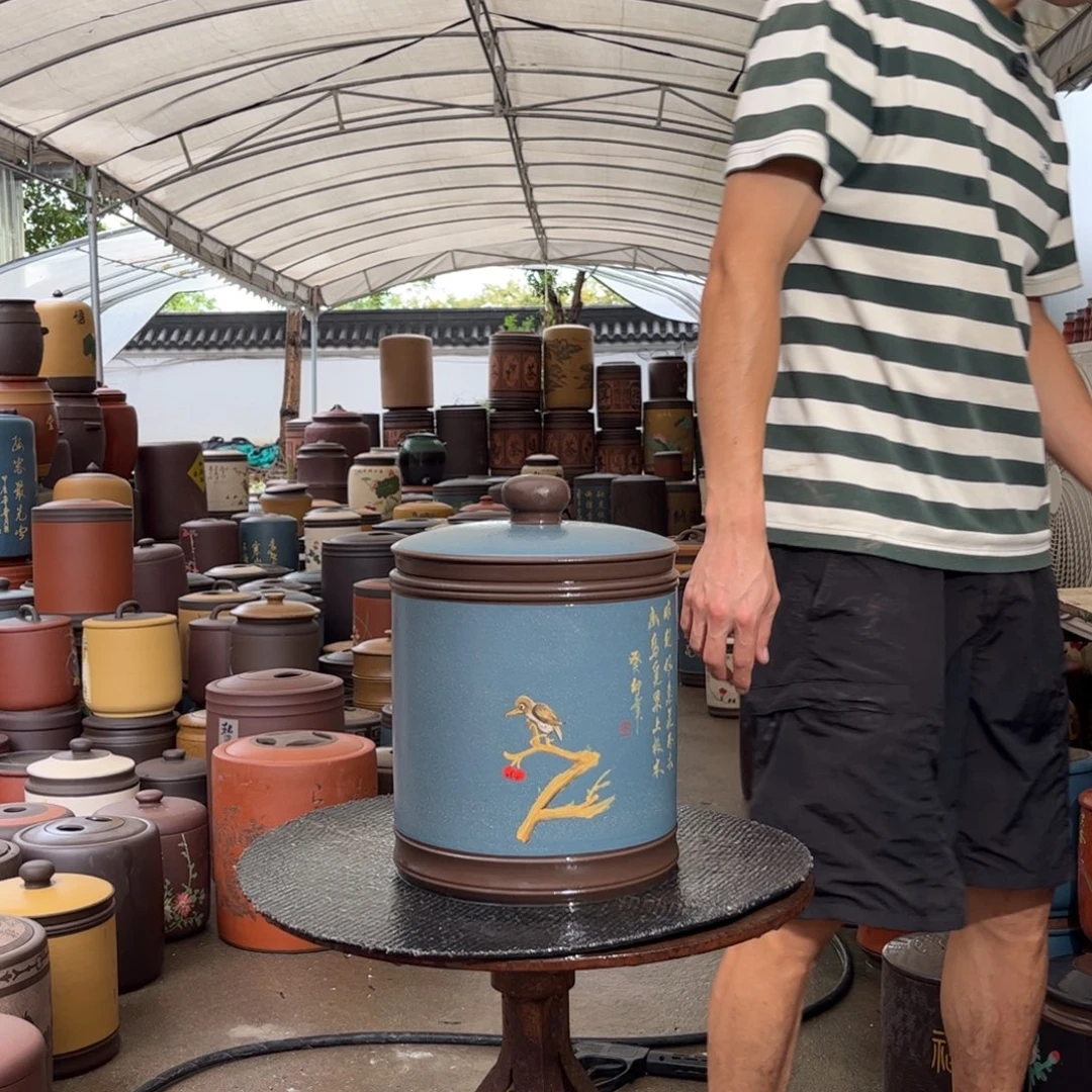 紫砂茶叶罐8 饼茶叶罐