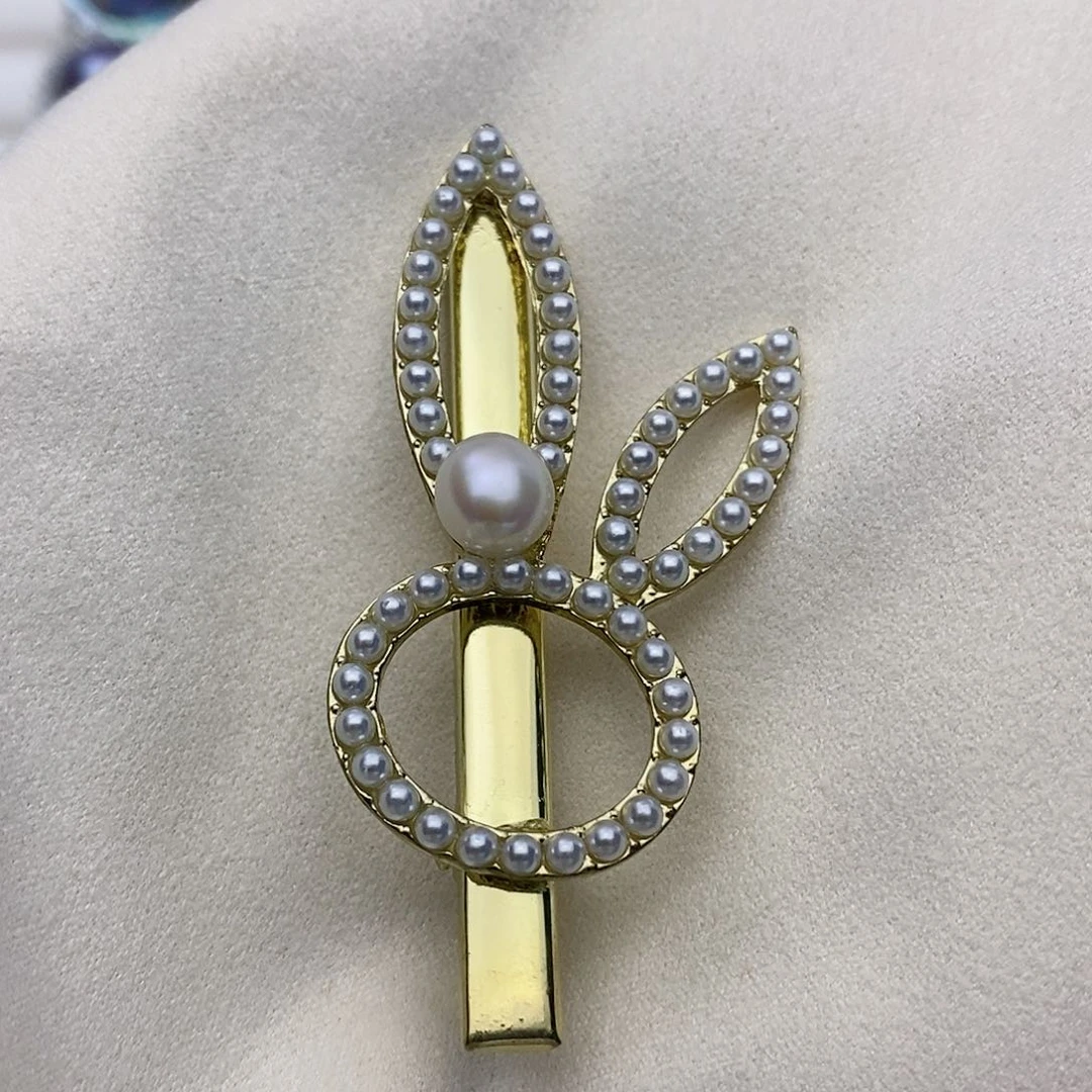 【闪购商品】淡水珍珠发夹未镶嵌