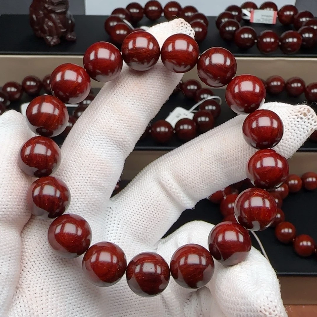 勤***风手串/手链小叶紫檀原生态印度小叶紫檀1.2顶泥