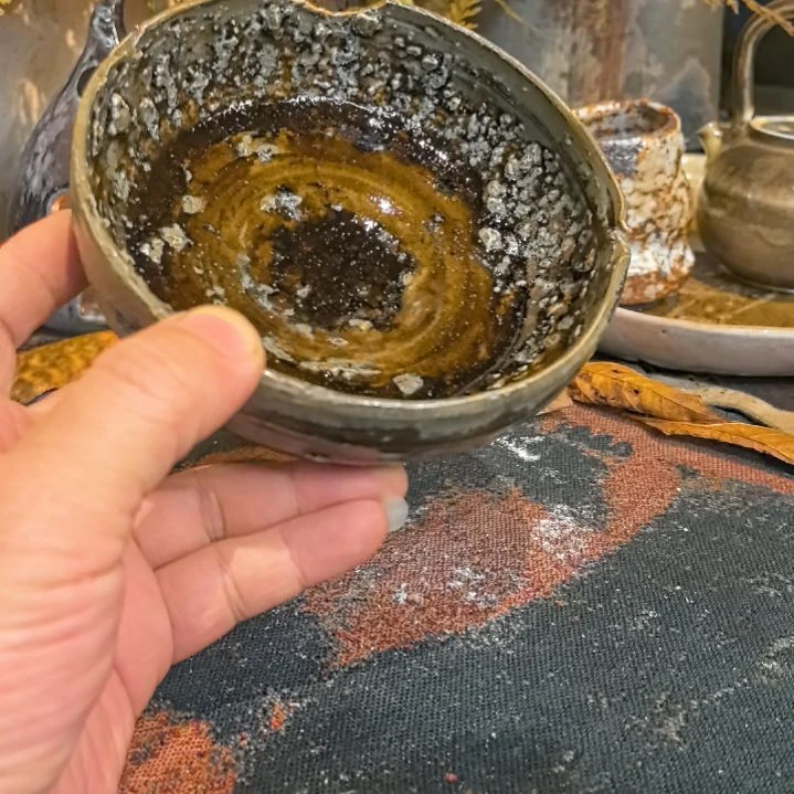 陶摆件手工高温原矿窑变新品福利