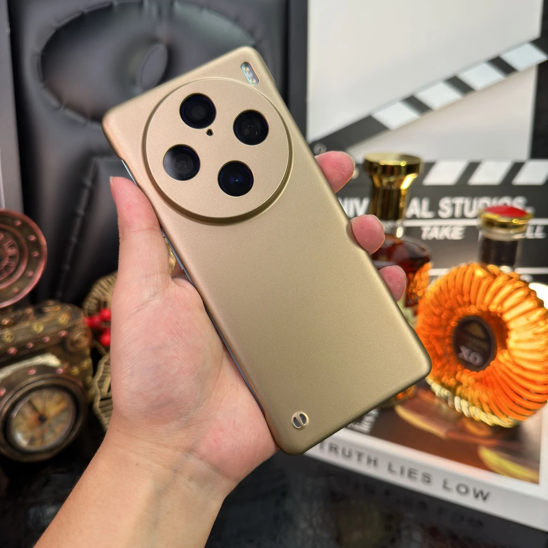 适用于vivo X100 Pro【金属烤漆工艺+超薄无边框】防指纹手机壳