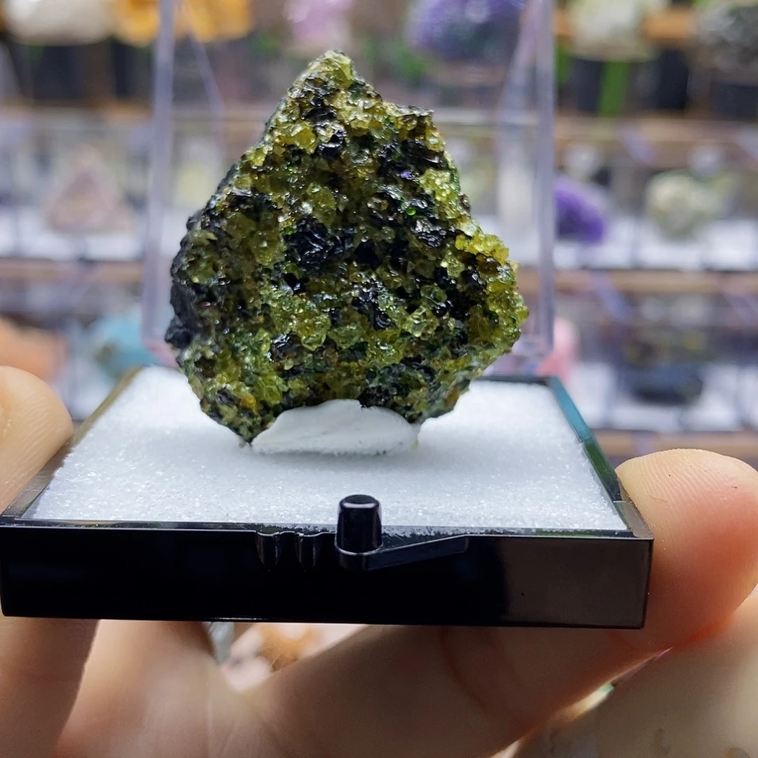 有机玻璃河北橄榄石矿物矿标