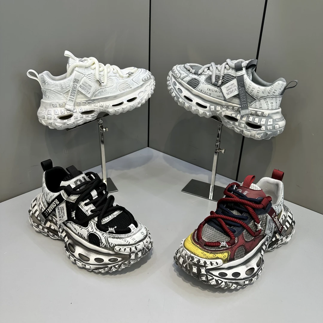 欧洲站潮牌男士运动时尚休闲百搭青春日常潮流潮鞋（皮鞋尺码）