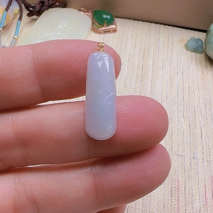 翡翠颈饰18K金镶嵌1111112211111111