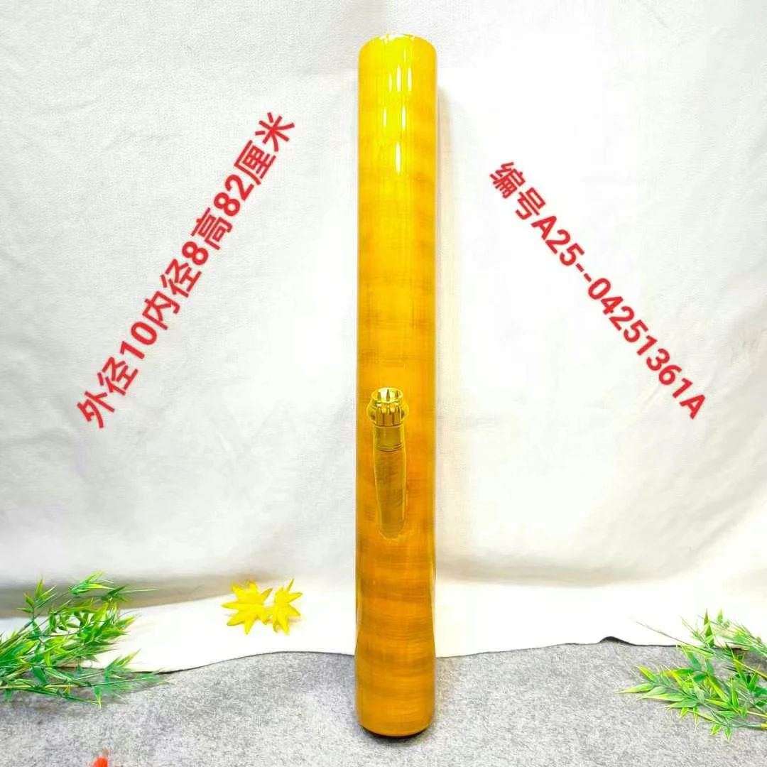 1361号缅甸金丝楠木水咽筒整体无拼接风干老料不易开裂变形