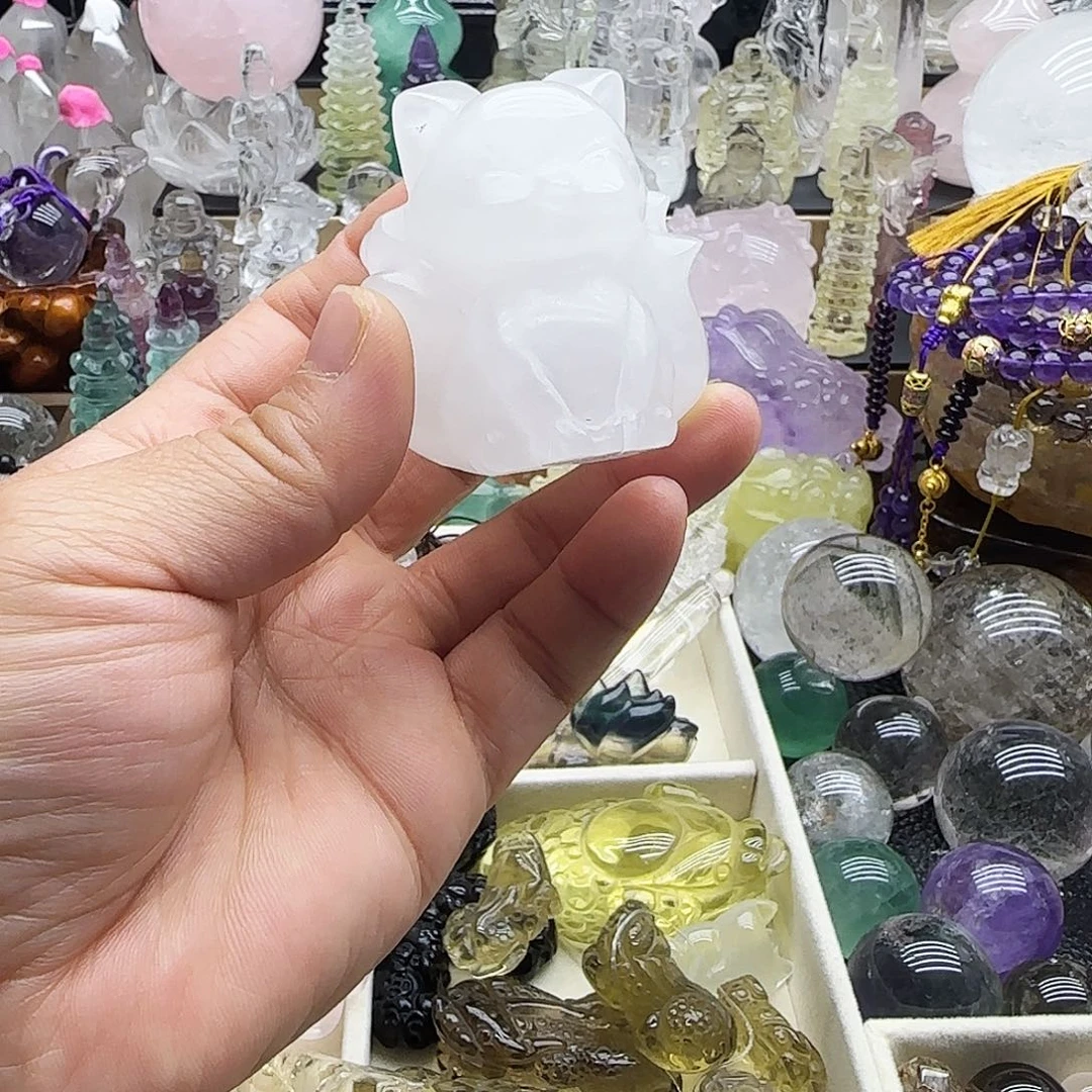 水晶车挂未镶嵌摆件