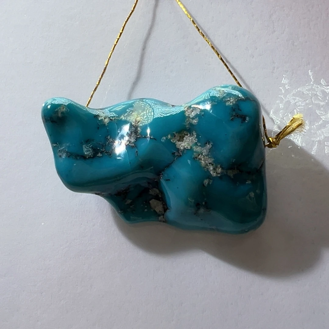 绿松石未镶嵌挂件