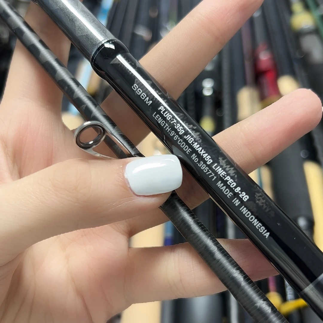 如***闻铝合金3.8m直柄路亚竿1234