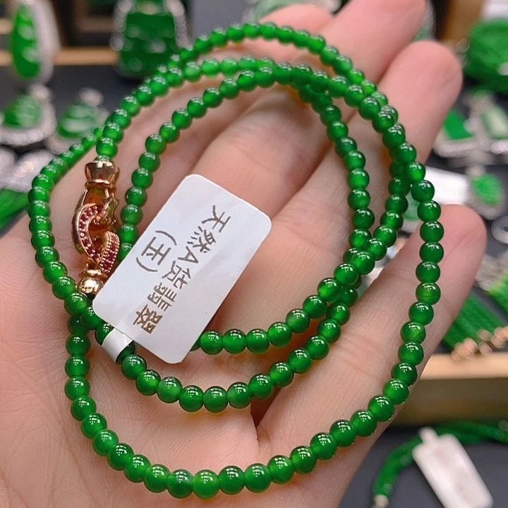 不***处颈饰未镶嵌翡翠翡翠项链