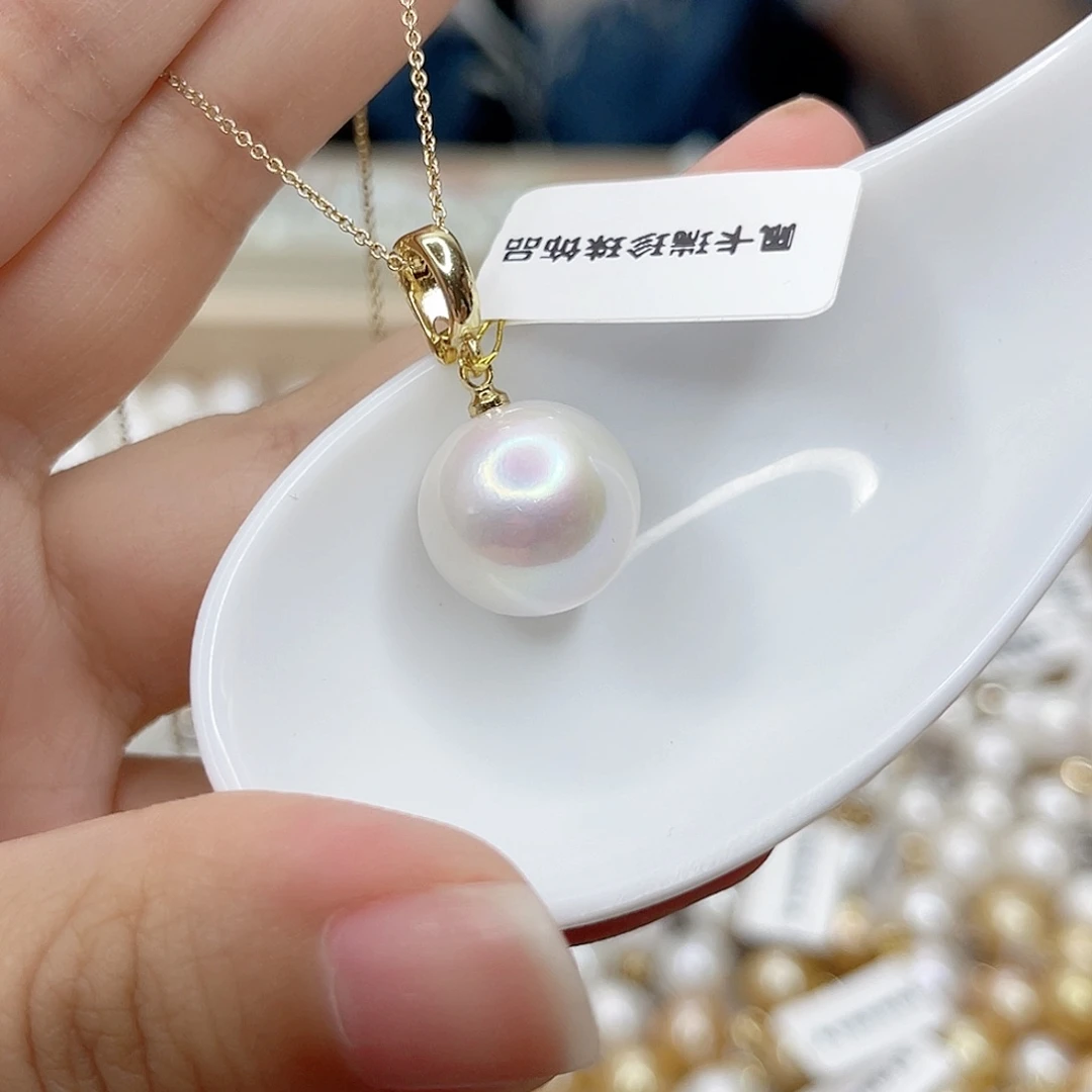 淡水珍珠未镶嵌吊坠(赠链)