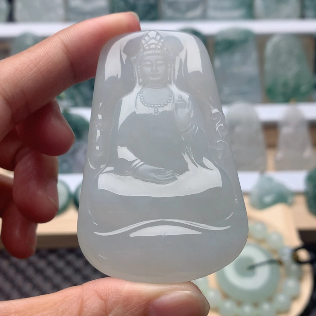 吊坠(不含链)未镶嵌翡翠素衣