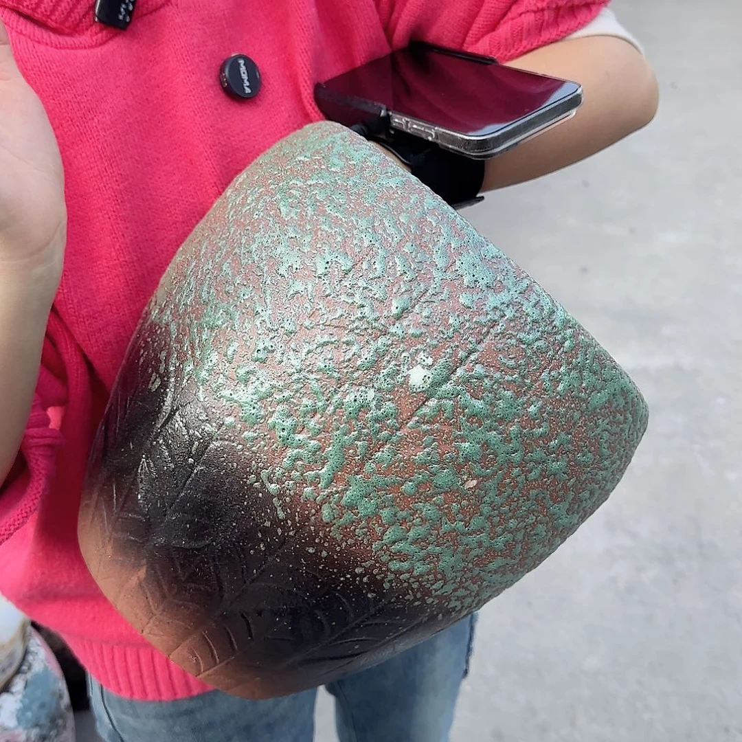 紫砂茶壶王嫂花盆1116-115高27口25