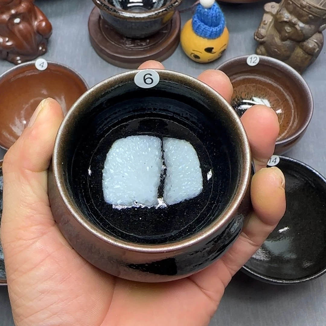焉***知茶盏印春堂柴烧建盏