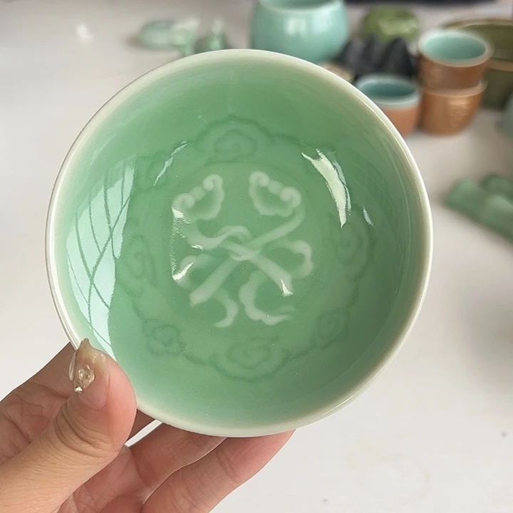 小米茶器龙泉青瓷
