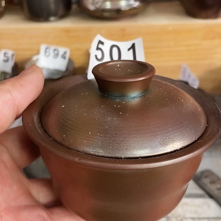 杯子柴烧纯手工裸烧501