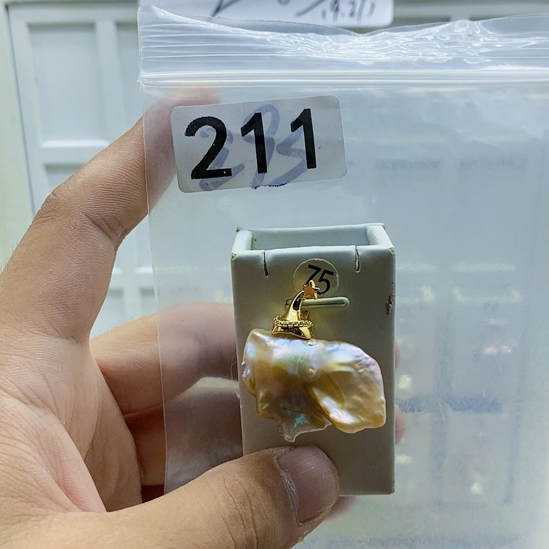 颈饰合金淡水珍珠