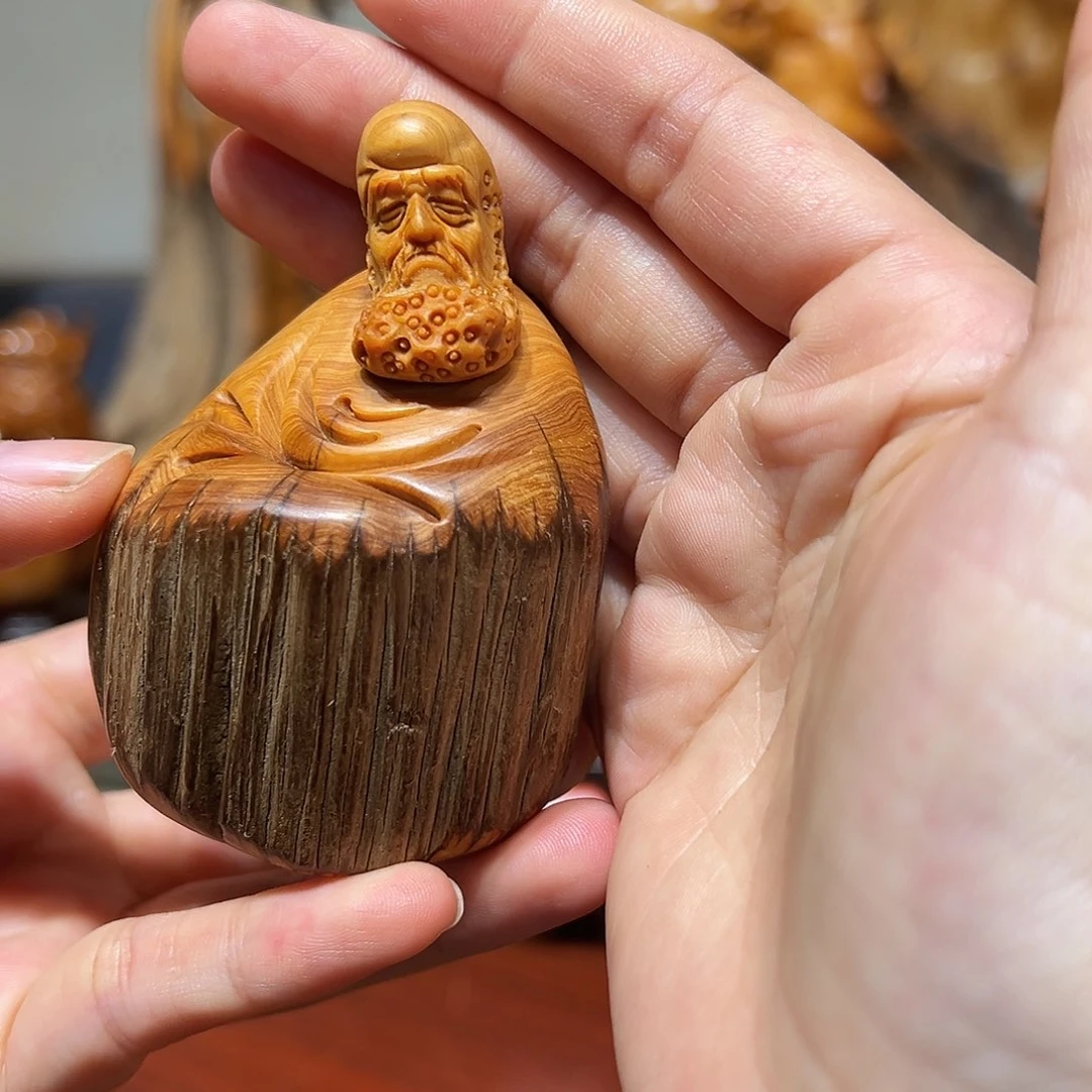 柏木（崖柏）崖柏木手把件摆件