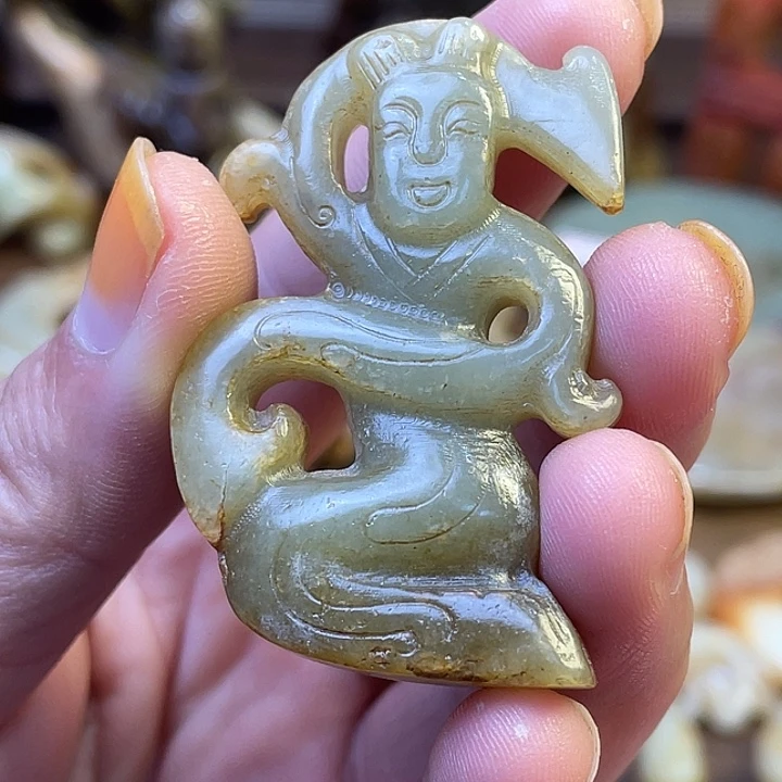 未镶嵌和田玉（糖玉）挂件