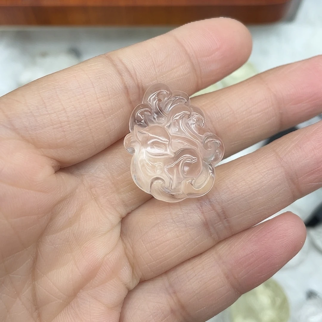 水晶吊坠配件未镶嵌