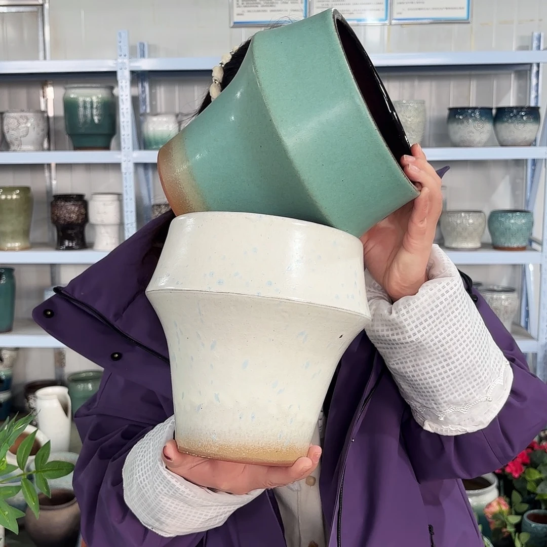 正品两个高21/18红陶