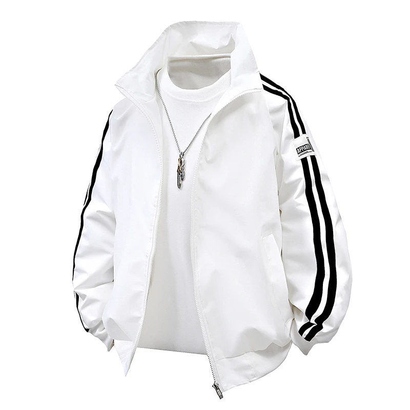 春秋外套男青少年学生帅气休闲工装男士夹克潮流韩版薄款男装褂子