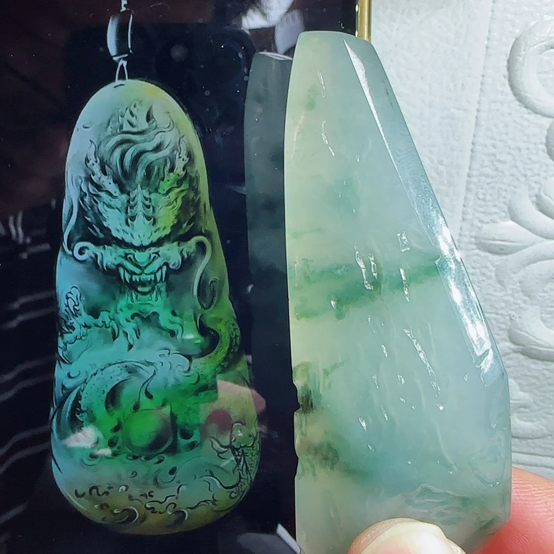 未镶嵌定制翡翠缅甸天然A货翡翠含老师工艺