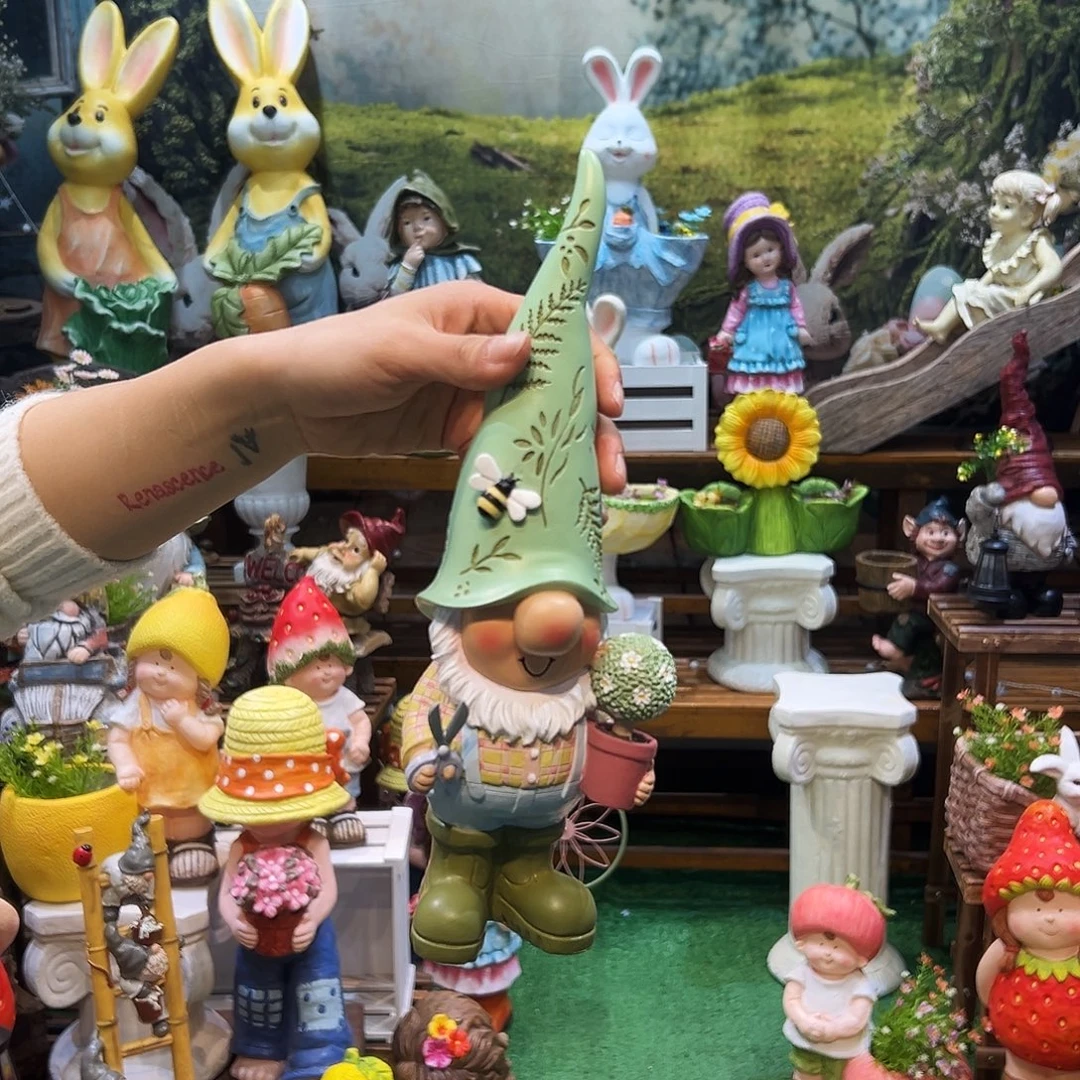 花园摆件红红火火