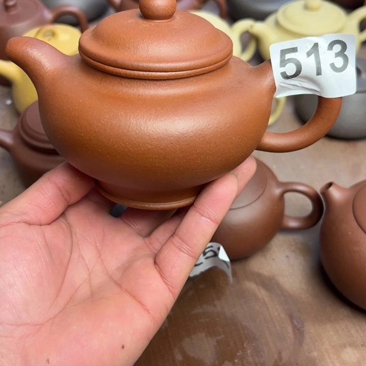 紫砂茶壶红降坡30目400cc左右