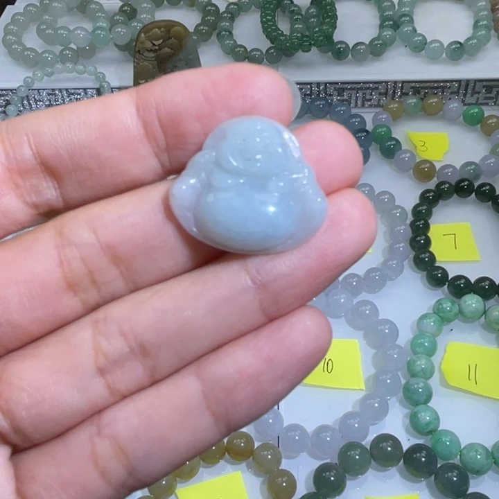 翡翠未镶嵌颈饰天然翡翠a货