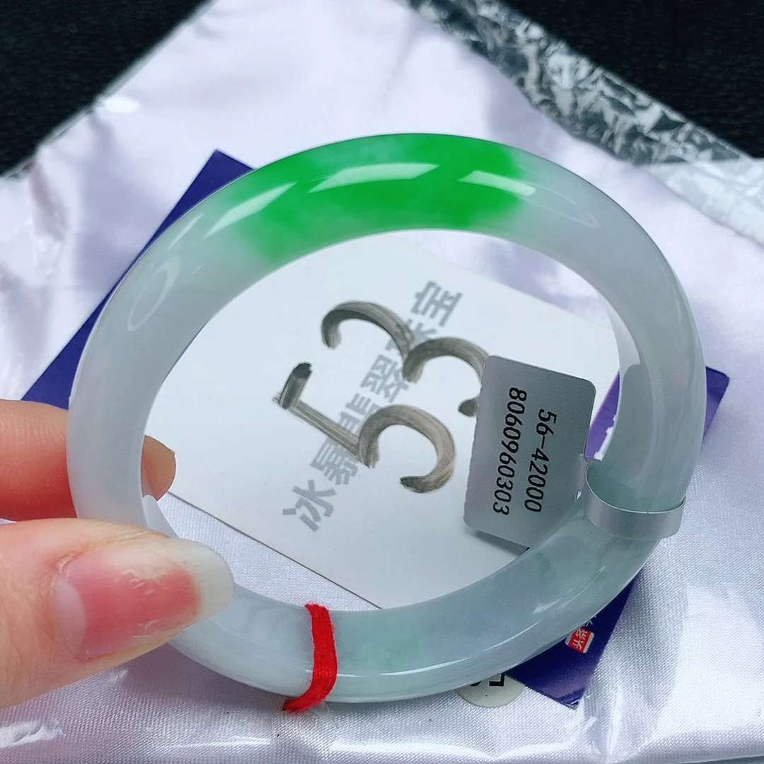 翡翠手镯未镶嵌缅甸天然a货翡翠