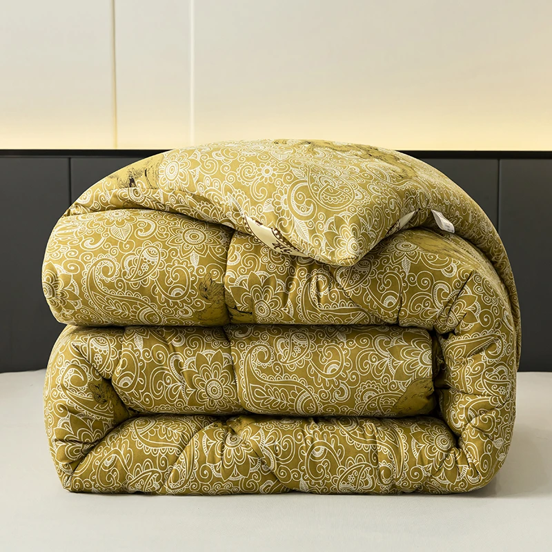 加厚保暖驼毛被冬被芯驼绒被单双人春秋被学生宿舍冬天棉被子被芯