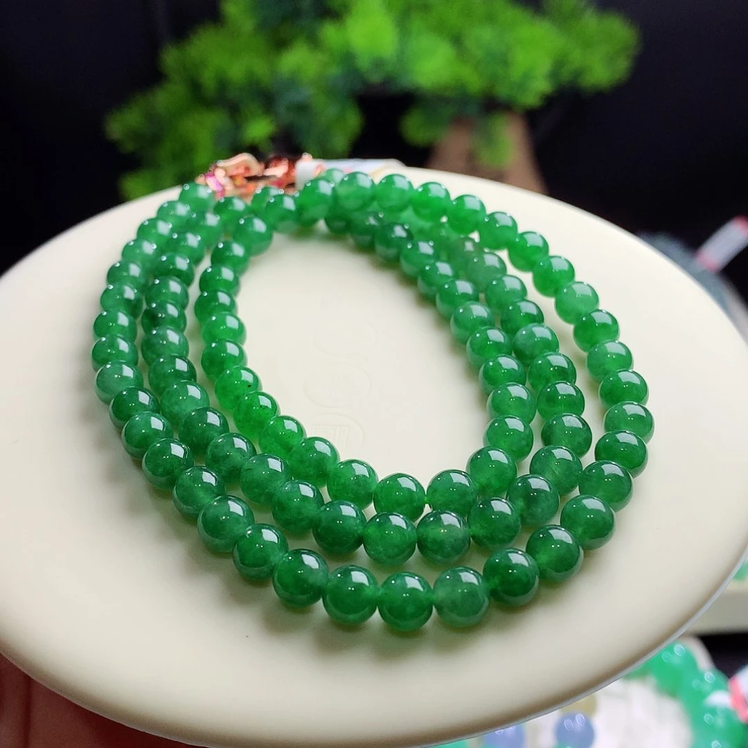 项链未镶嵌翡翠卡6mm