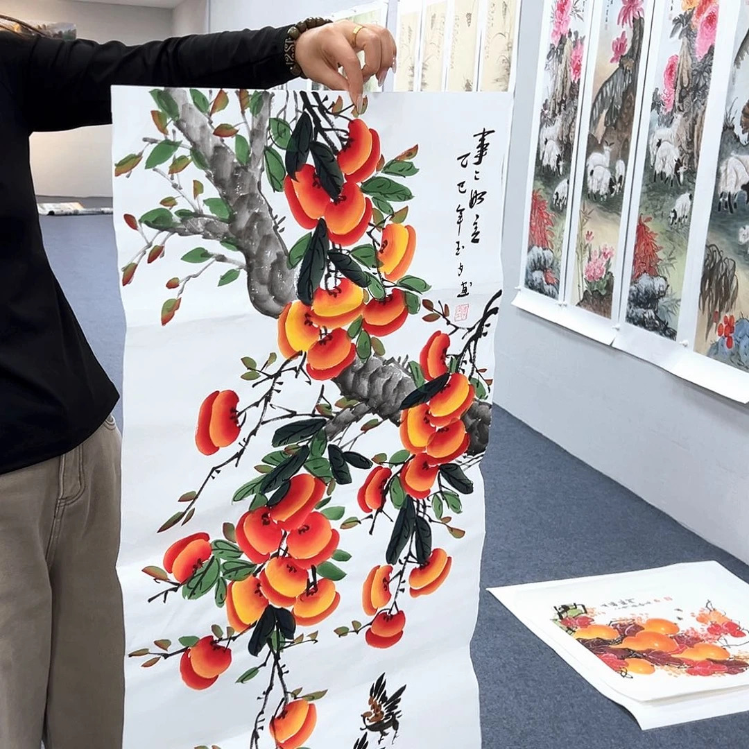 国画国画作品纯手绘制作品