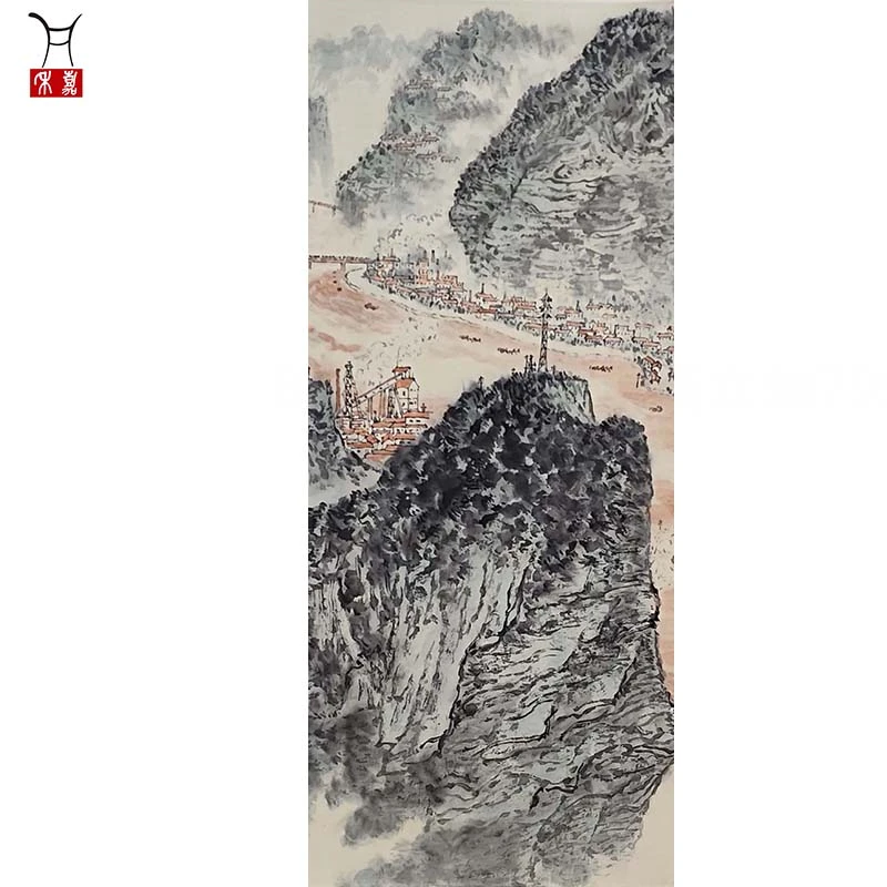 B1020绘画立轴79x44/3平尺