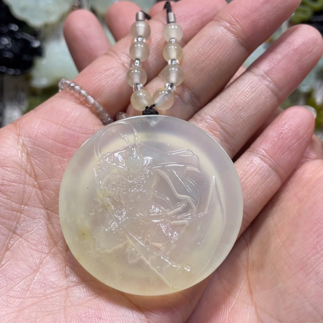 【闪购商品】岫玉颈饰未镶嵌26吊坠