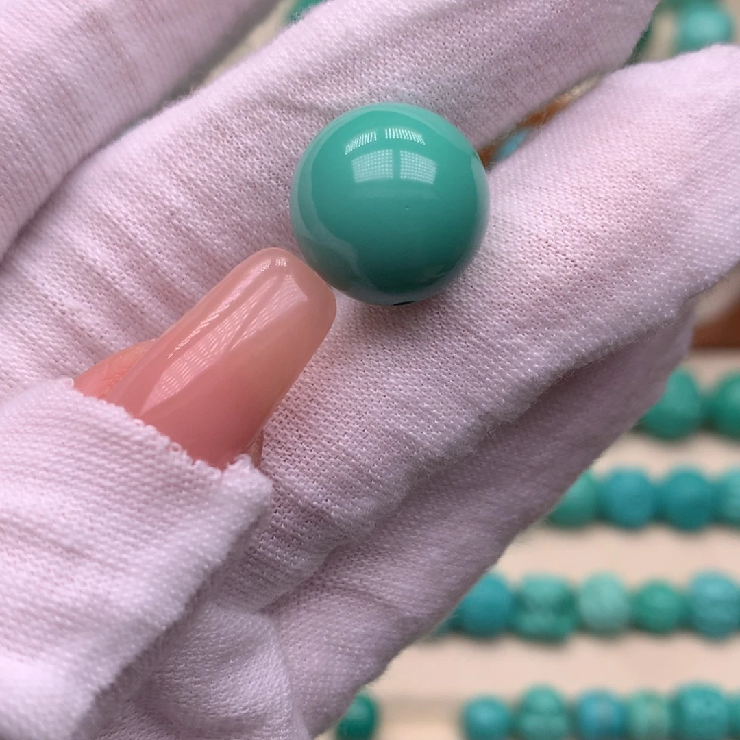 手工精工光面圆珠卡14.1