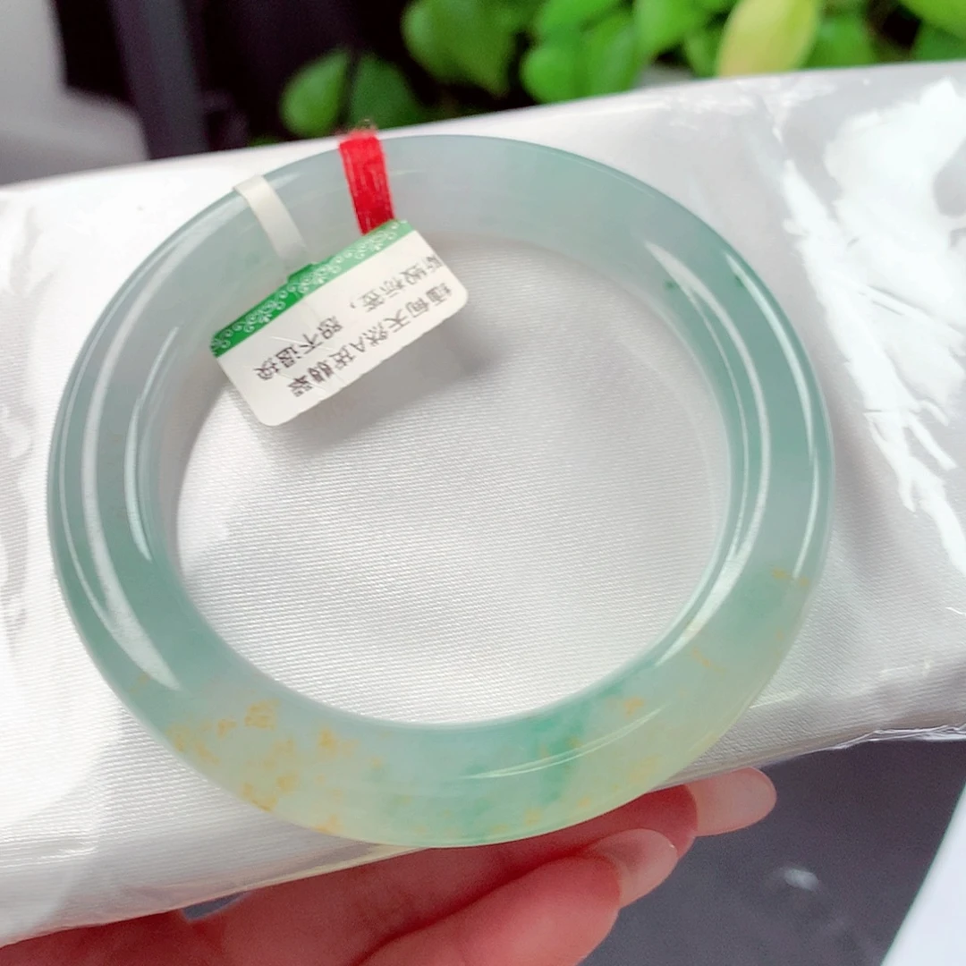 翡翠未镶嵌手镯缅甸天然a货翡翠手镯